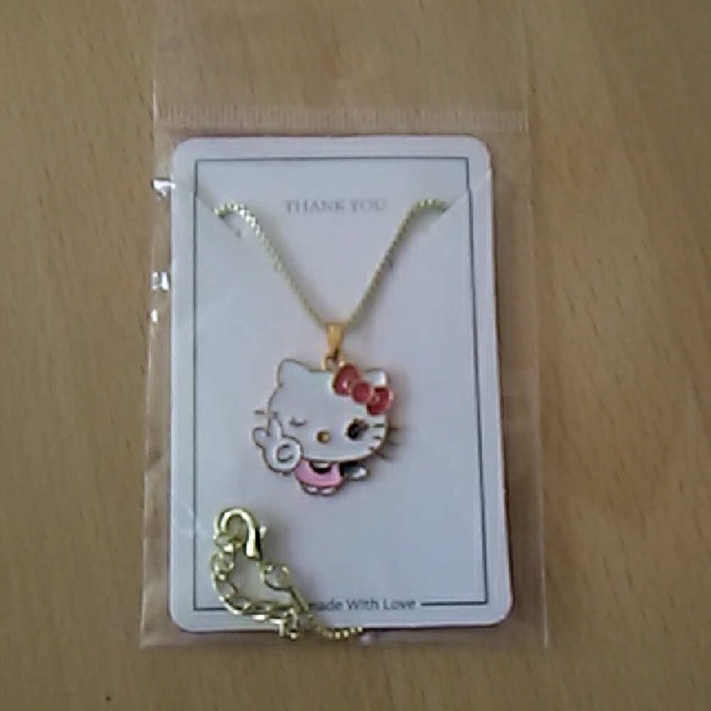 💲1⃣▶▶Hello Kitty Pendant Necklace